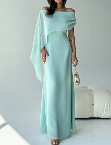 Rochie maxi Shein, turcoaz