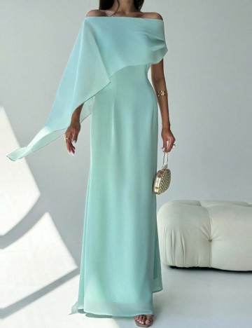 Rochie maxi Shein, turcoaz