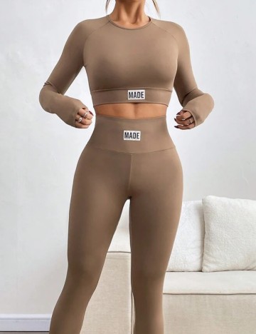 Bluza Sport Shein, maro