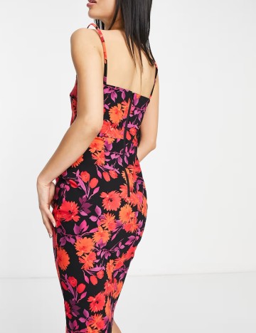 Rochie midi Vesper, mix culori