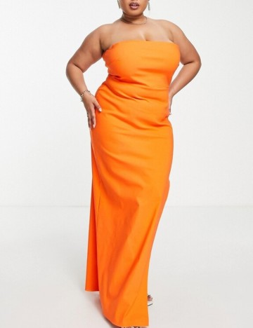 Rochie maxi Vesper, portocaliu