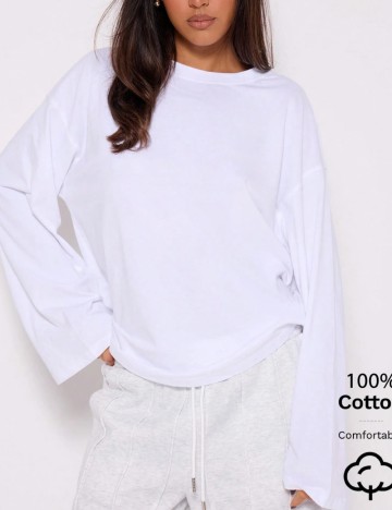 Bluză Shein MUSERA, alb