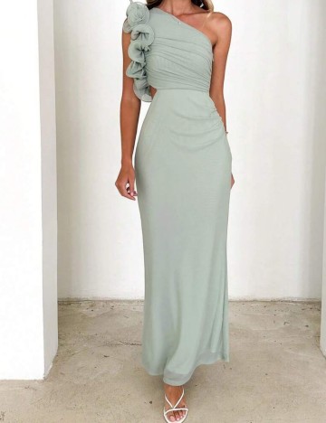 Rochie maxi Shein, verde
