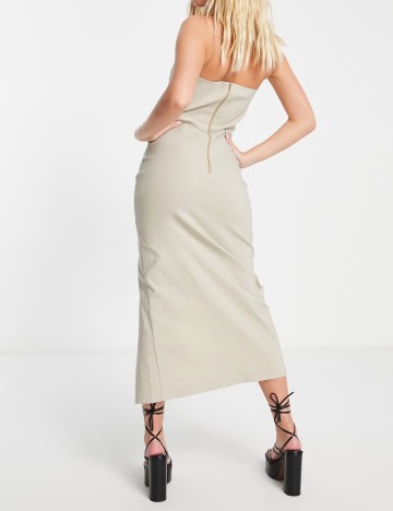 Rochie midi Vesper, bej