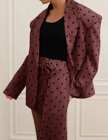 Compleu Shein, vișiniu