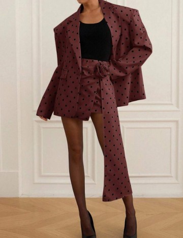 Compleu Shein, vișiniu