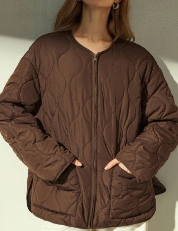 Jachetă Shein, maro