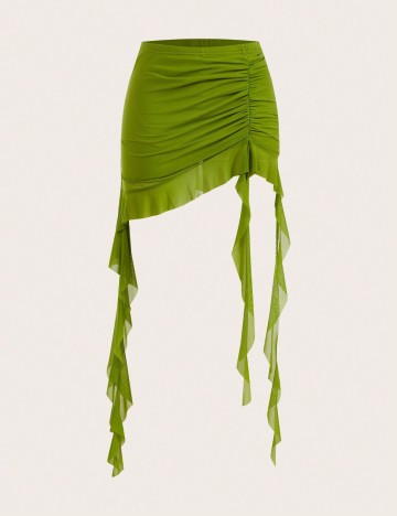 Fustă Pantalon Shein, verde