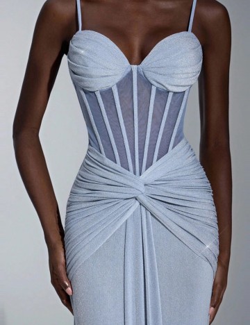 Rochie maxi Shein, albastru