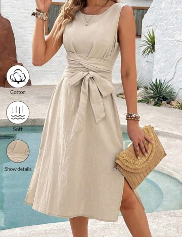 Rochie midi Shein, bej