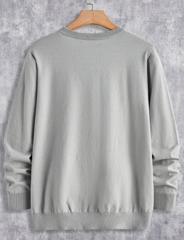 Pulover Shein MANFINITY, gri