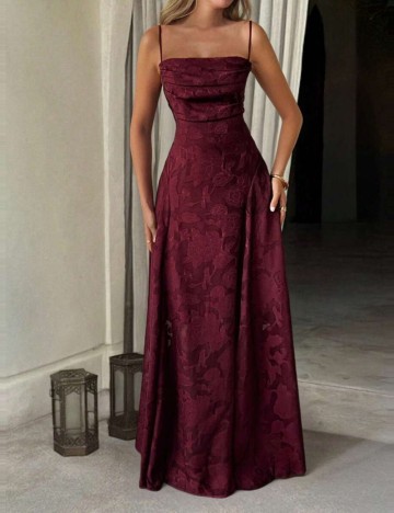 Rochie midi Shein, vișiniu