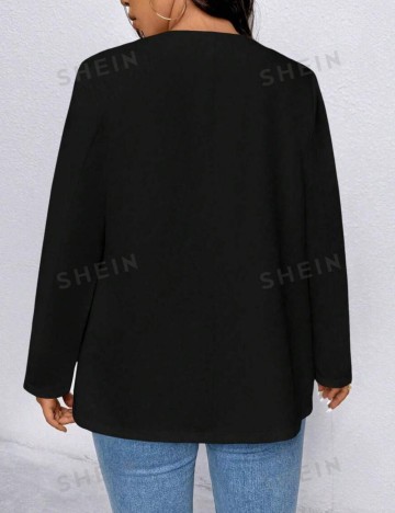 Sacou Shein Curve+, negru