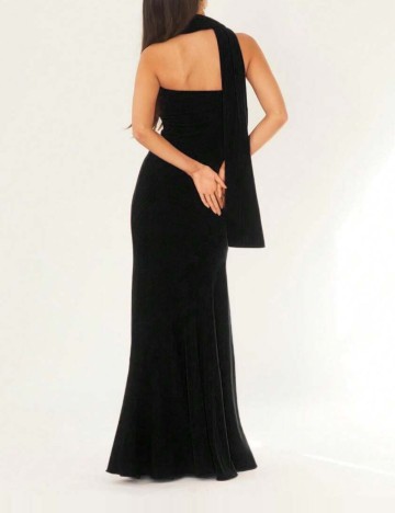 Set rochie și eșarfă Shein, negru