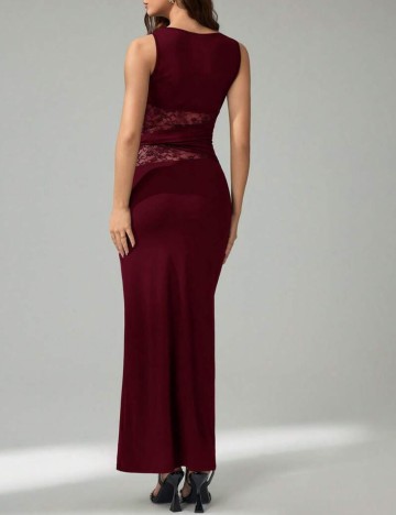 Rochie maxi Shein, vișiniu