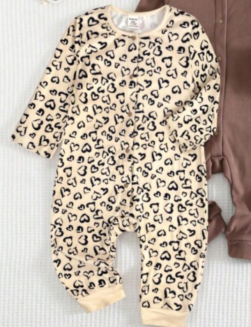 Salopetă lungă Shein, crem