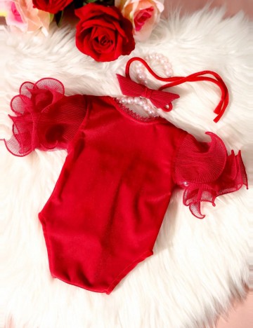 Body baby Shein, roșu