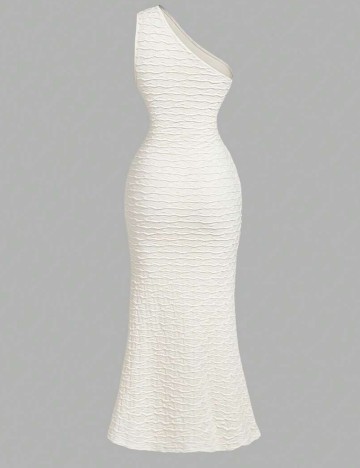 Rochie maxi Shein, crem