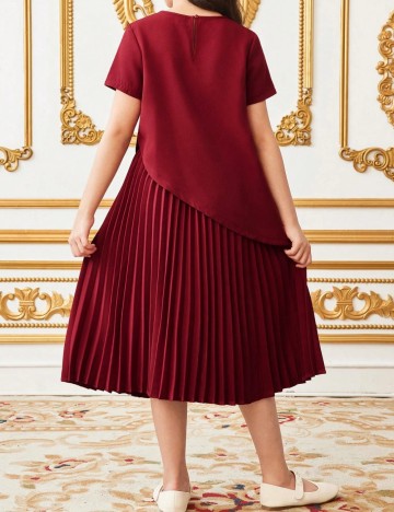 Compleu Shein, vișiniu