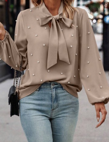 Cămașă Shein, bej