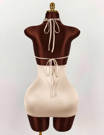 Rochie mini Shein, crem