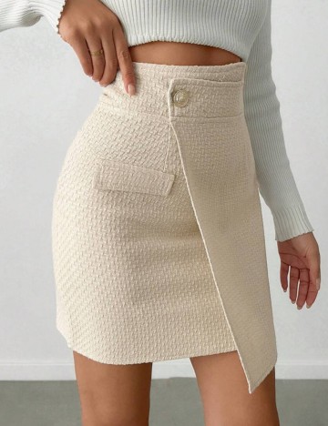 Fustă mini Shein, bej
