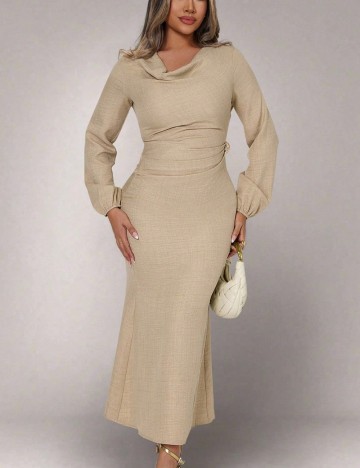 Rochie midi Shein, bej