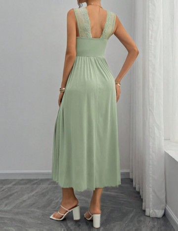 Rochie maxi Shein, verde