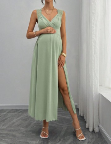 Rochie maxi Shein, verde