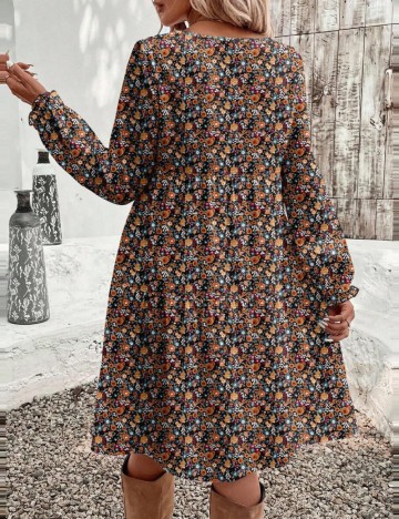 Rochie midi Shein Emery Rose, mix culori