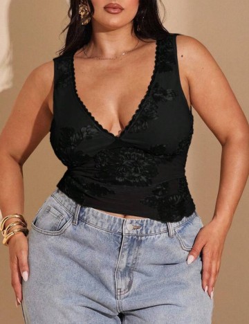 Maiou Shein Curve+, negru