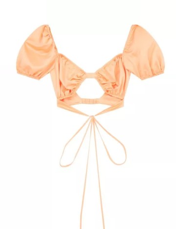 Top Shein, portocaliu