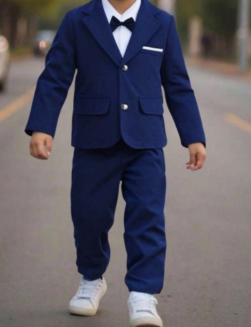 Costum Shein, albastru