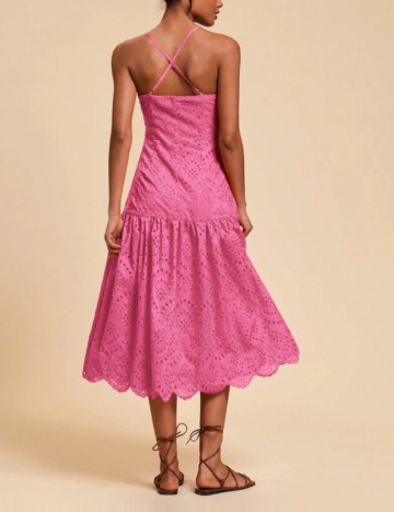 Rochie midi Shein, roz