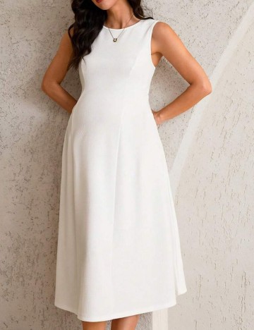 Rochie midi Shein, alb