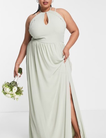 Rochie maxi TFNC, verde