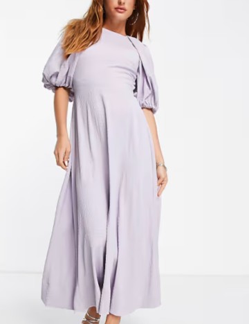 Rochie midi ASOS, mov