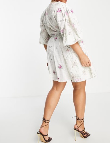 Rochie mini ASOS, alb