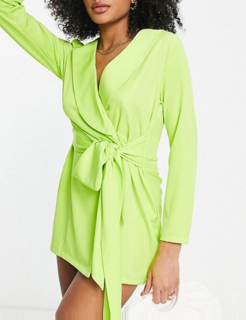 Rochie mini IN THE STYLE, verde