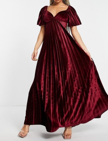 Rochie maxi ASOS, vișiniu