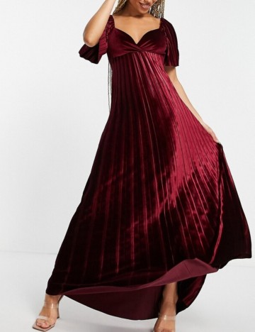 Rochie maxi ASOS, vișiniu