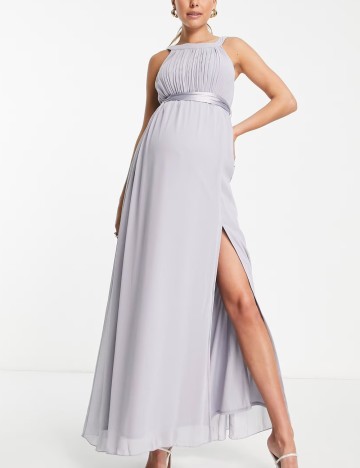 Rochie maxi Little Mistress, albastru