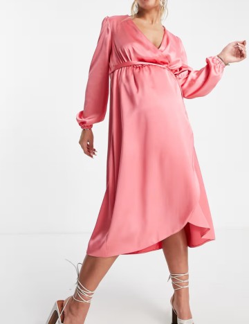 Rochie midi River Island, roz