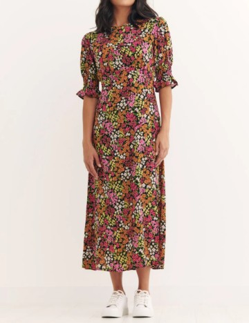 Rochie midi nobody's child, mix culori