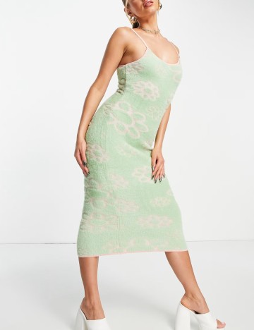 Rochie maxi Missguided, verde