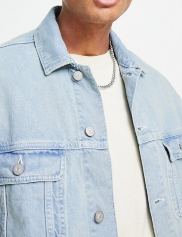 Geacă de blugi ASOS, albastru