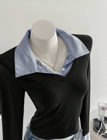 Bluză Shein, mix culori