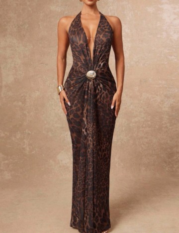 Rochie maxi Shein, mix culori