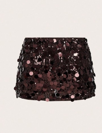 Fustă mini Shein, maro