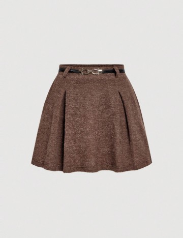 Fustă mini Shein, maro